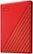 Left Zoom. WD - My Passport 2TB External USB 3.0 Portable Hard Drive - Red.