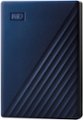 Front. WD - My Passport for Mac 4TB External USB 3.0 Portable Hard Drive - Blue.