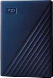 WD - My Passport for Mac 2TB External USB 3.0 Portable Hard Drive - Blue - Front_Zoom