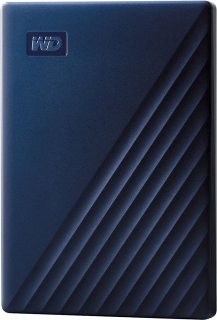 Front Zoom. WD - My Passport for Mac 2TB External USB 3.0 Portable Hard Drive - Blue.