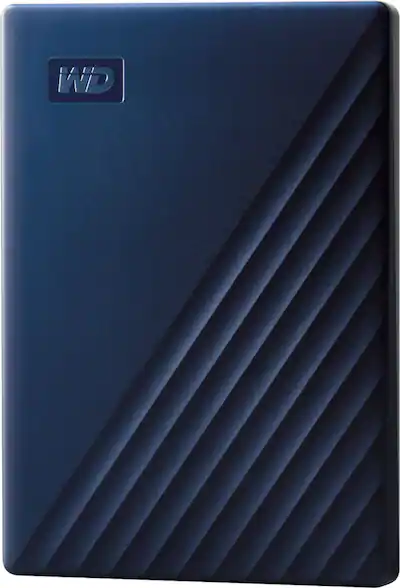 WD My Passport for Mac 2TB External USB Portable Hard Drive Blue