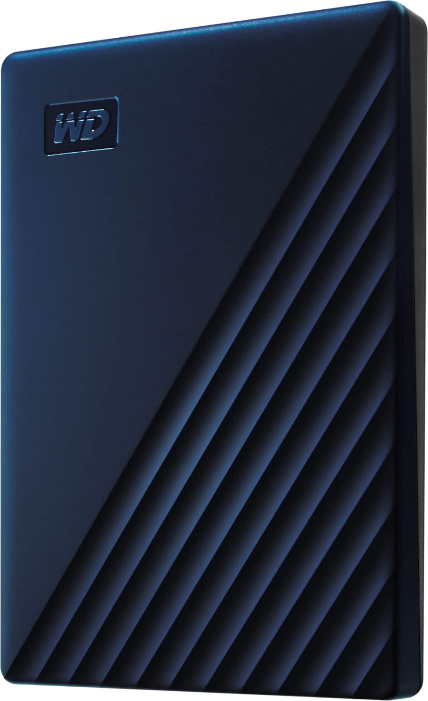 Alt View 1. WD - My Passport for Mac 2TB External USB 3.0 Portable Hard Drive - Blue.