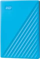 WD - My Passport 2TB External USB 3.0 Portable Hard Drive with Hardware Encryption (Latest Model) - Blue - Front_Zoom
