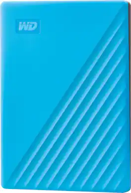 WD - My Passport 2TB External USB 3.0 Portable Hard Drive - Blue