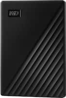WD - My Passport 2TB External USB 3.0 Portable Hard Drive with Hardware Encryption (Latest Model) - Black - Front_Zoom