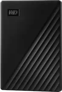 WD - My Passport 2TB External USB 3.0 Portable Hard Drive - Black