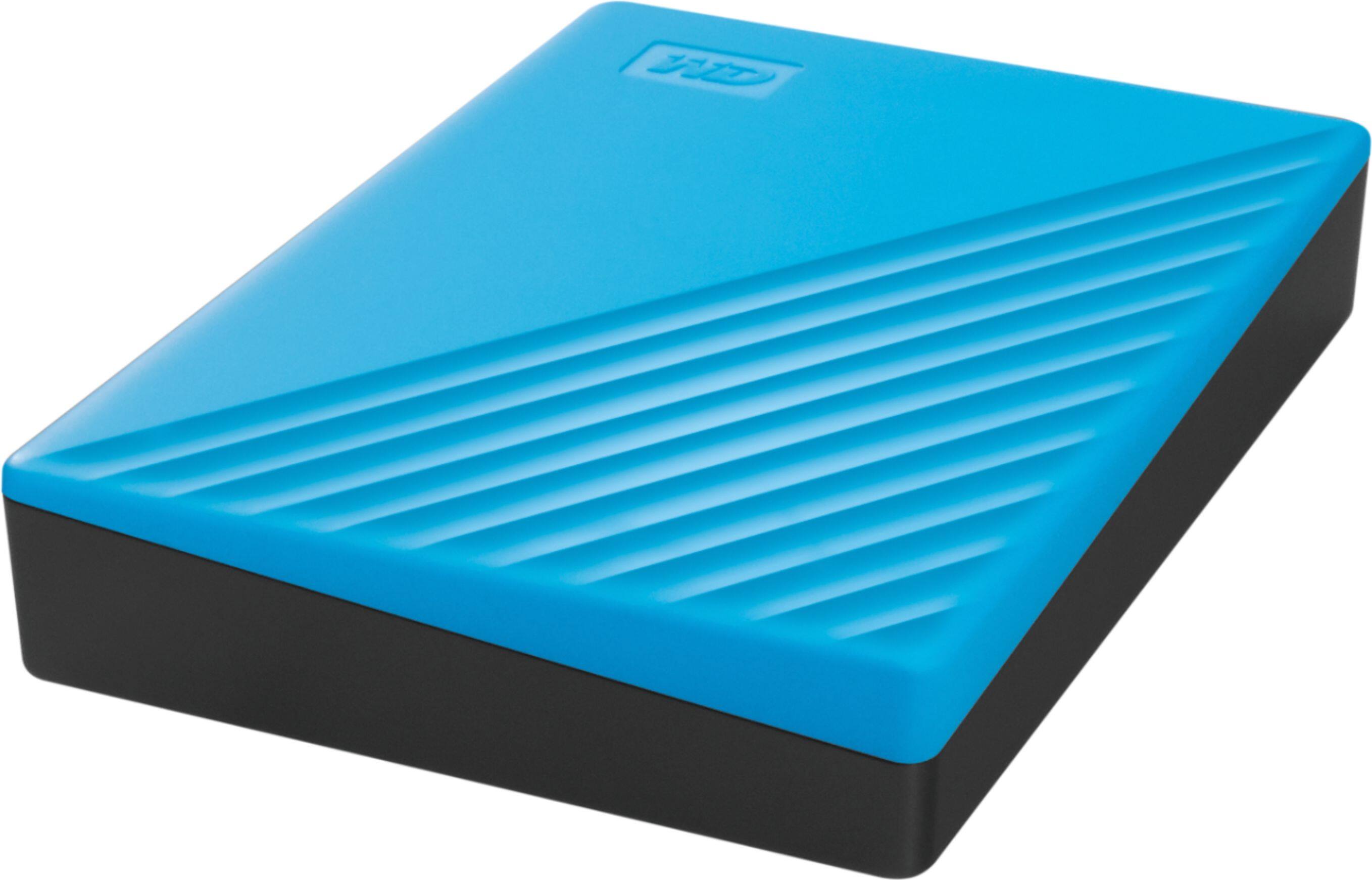 Alt View 11. WD - My Passport 4TB External USB 3.0 Portable Hard Drive - Blue.