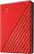 Alt View 1. WD - My Passport 4TB External USB 3.0 Portable Hard Drive - Red.
