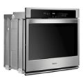 Left. Whirlpool - 30" Built-In Single Electric Wall Oven - Stainless Steel.