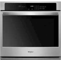 Whirlpool - 27" Built-In Single Electric Wall Oven - Stainless steel - Front_Zoom