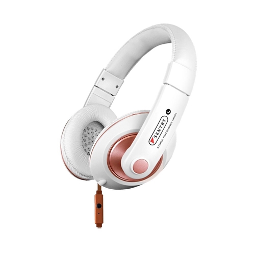 Sentry - BLW-HM966 Wired Over-the-Ear Headphones - White/Rose