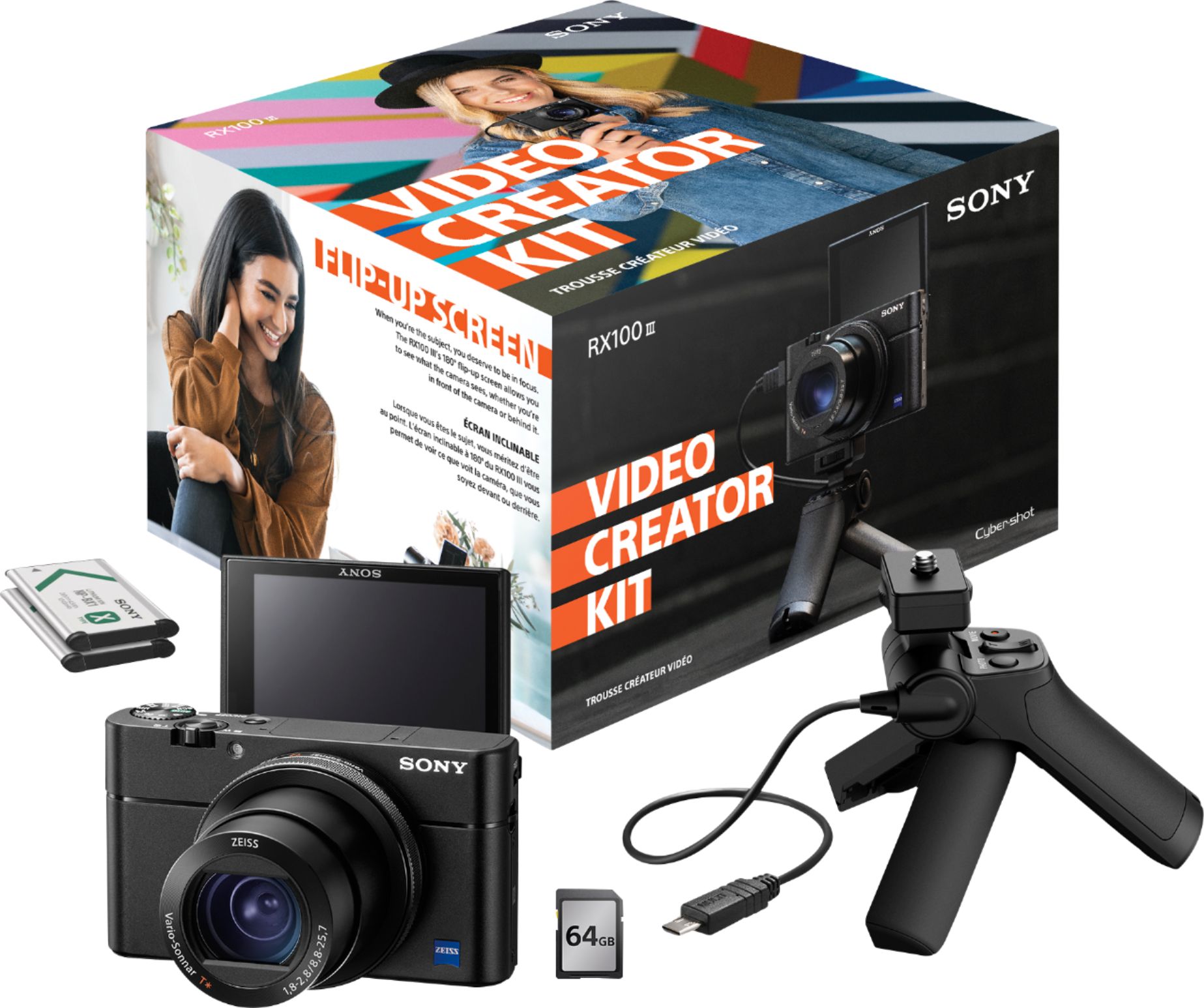 カメラ デジタルカメラ Sony Cyber-shot DSC-RX100 III 20.1-Megapixel Video  - Best Buy