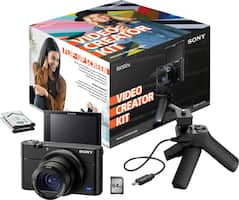 Sony - Cyber-shot DSC-RX100 III 20.1-Megapixel Video Creator Kit - Black - Front_Zoom