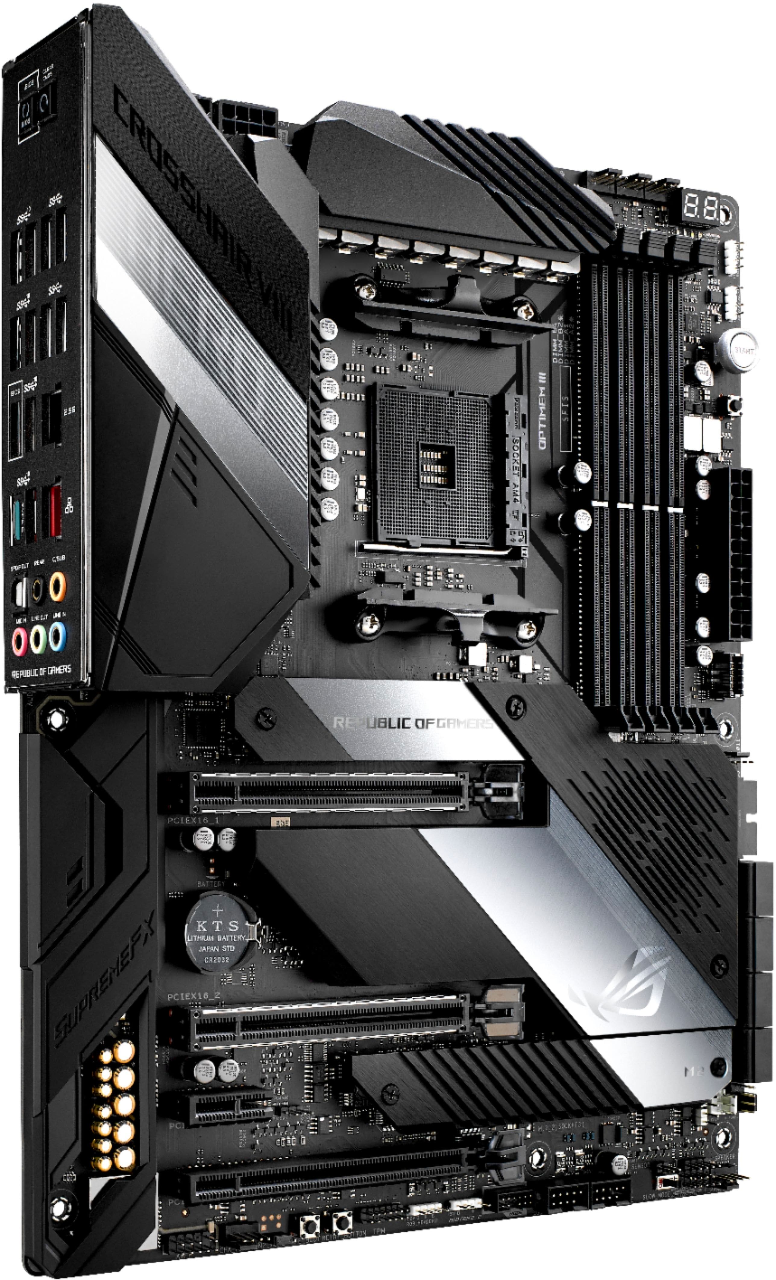 Best Buy: ASUS ROG Crosshair VIII Hero (Socket AM4) USB-C Gen2 AMD  Motherboard with LED Lighting ROG CROSSHAIR VIII HERO