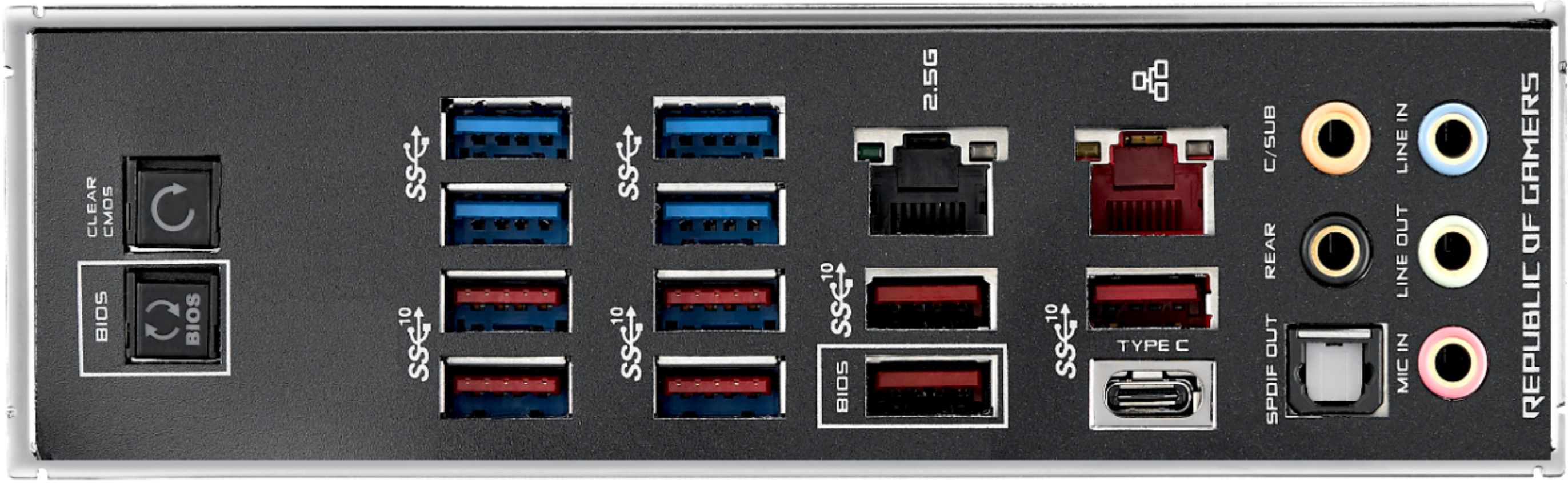 ASUS - ROG Crosshair VIII Hero (Socket AM4) USB-C Gen2 AMD Motherboard with  LED Lighting