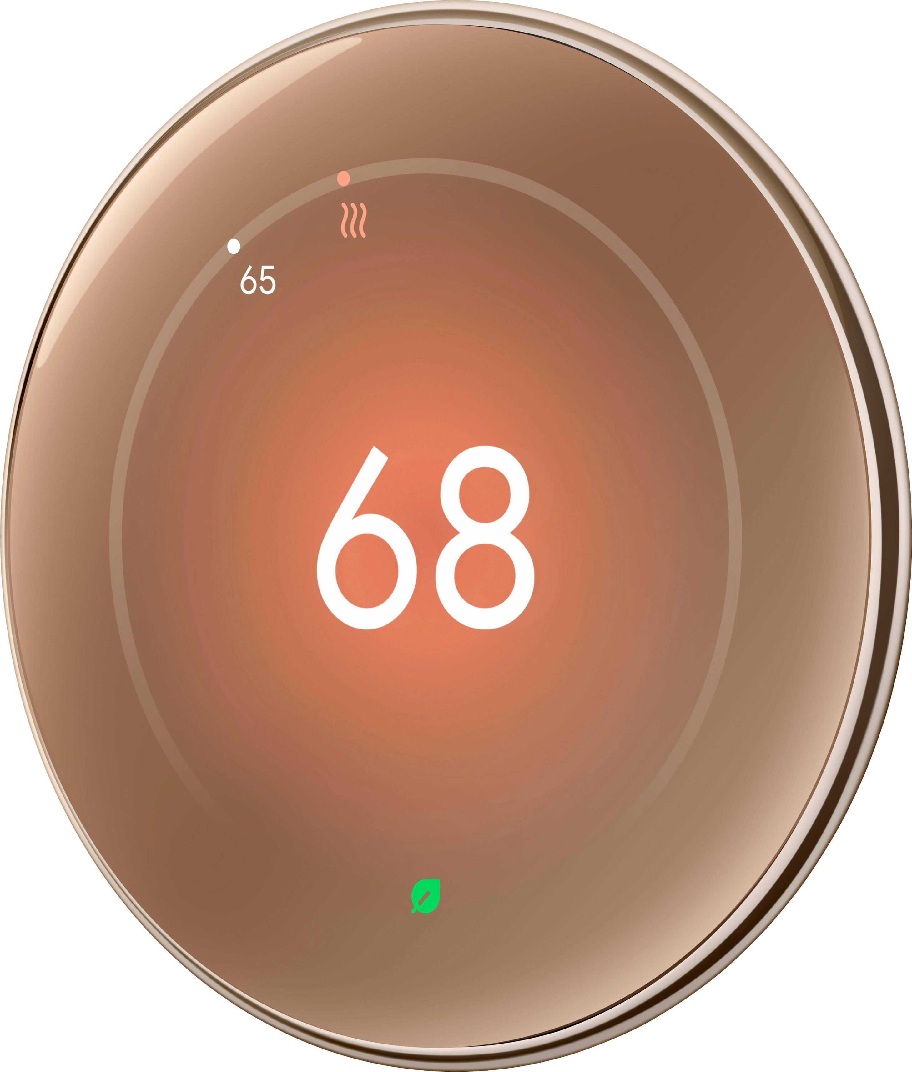 thumbnail interactive-video image 1 of Google Nest Learning Thermostat (4th Gen) W/ Temperature Sensor Black New #8476 1 of 9