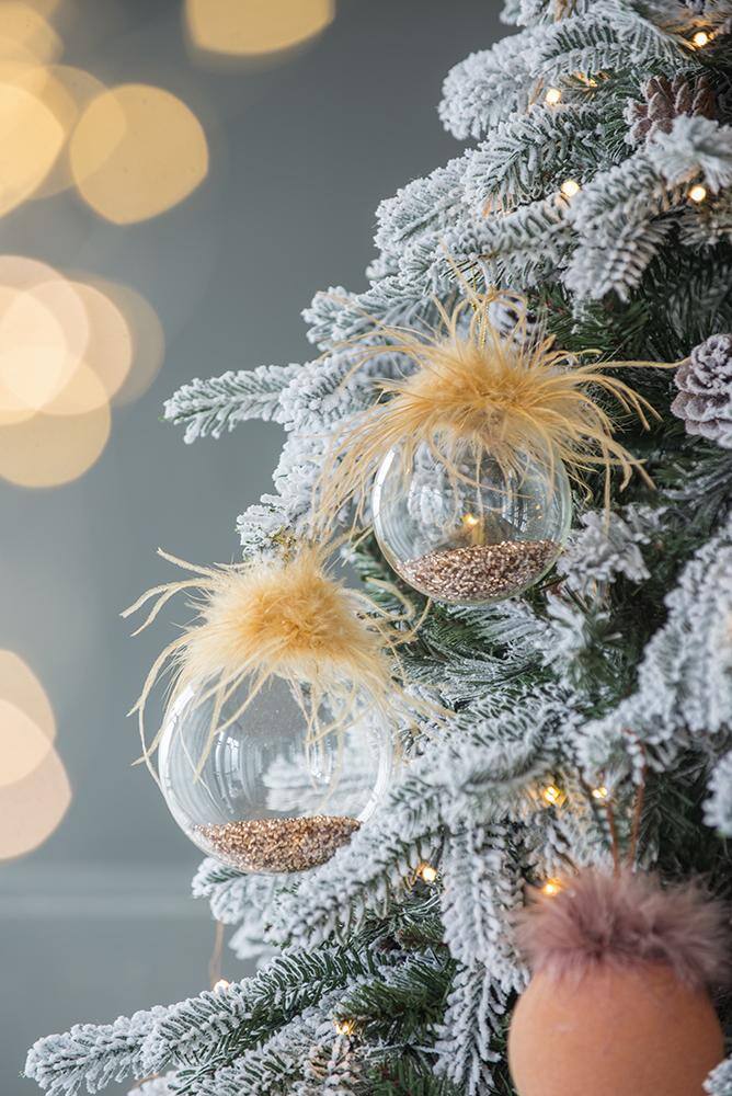 Back. Dexmalle - Dexmalle-Christmas Tree Decorative Glass Hanging Ball,Set of 4-Multi - Multi.