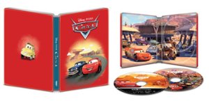 Cars [SteelBook] [Includes Digital Copy] [4K Ultra HD Blu-ray/Blu-ray] [Only @ Best Buy] [2006] - Front_Original