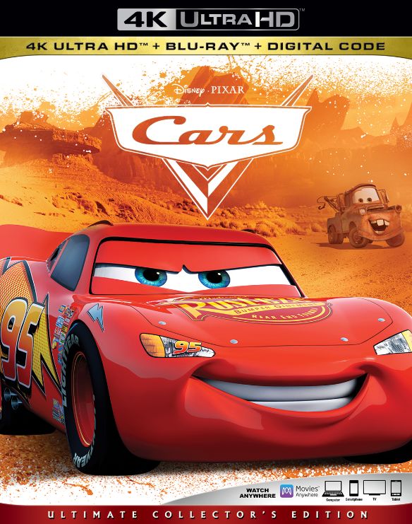 Cars [Includes Digital Copy] [4K Ultra HD Blu-ray/Blu-ray] [2006]