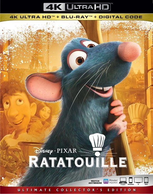 Ratatouille [includes Digital Copy] [4k Ultra Hd Blu Ray Blu Ray] [2007] Best Buy