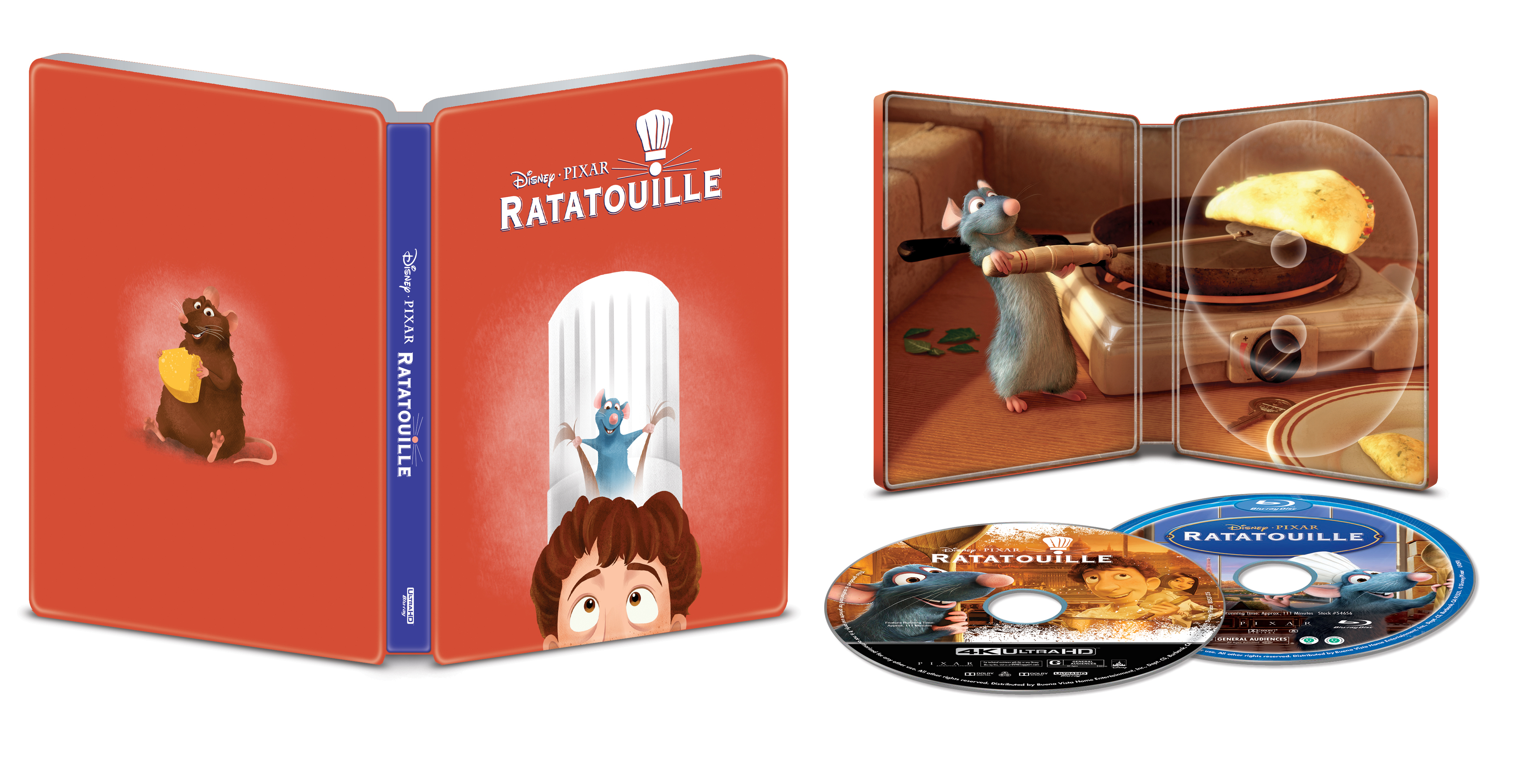 Ratatouille [SteelBook] [Includes Digital Copy] [4K Ultra HD Blu-ray/Blu-ray] [Only @ Best Buy] [2007]