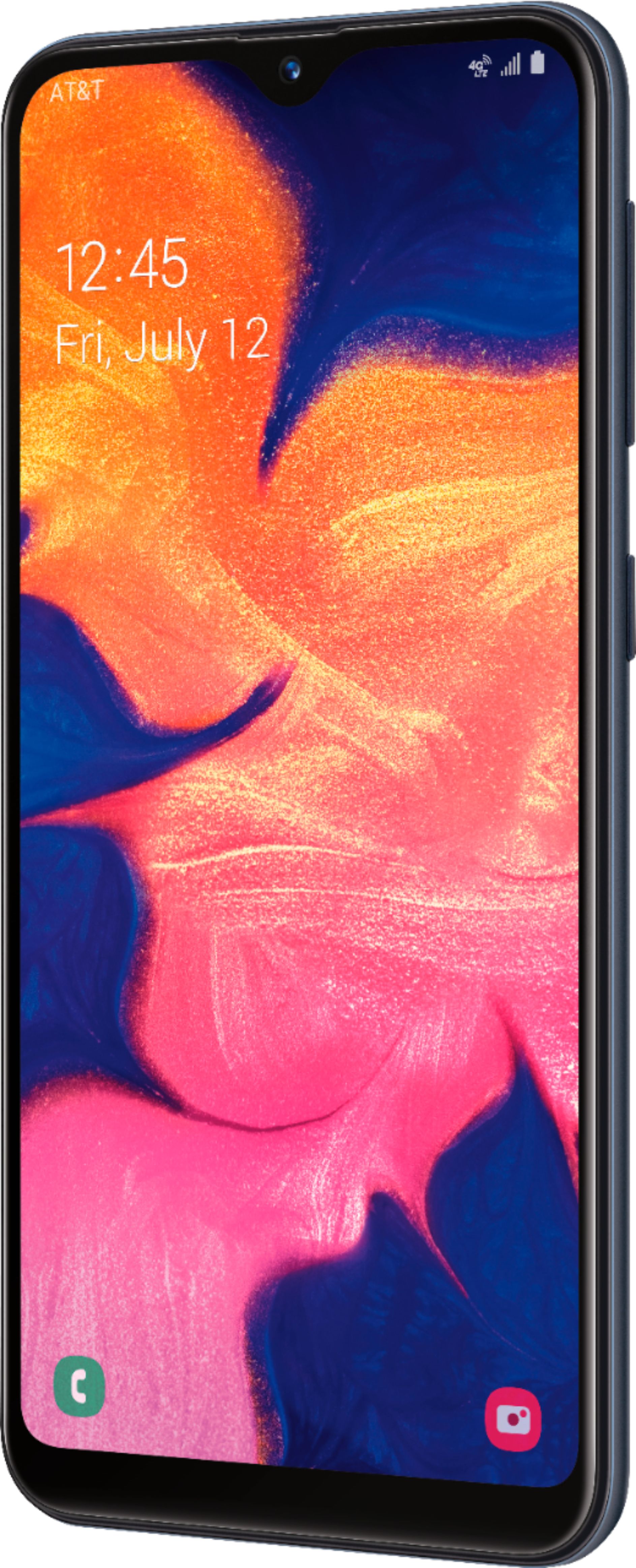 Left View: Samsung - Galaxy A25 5G 128GB (Unlocked) - Blue Black
