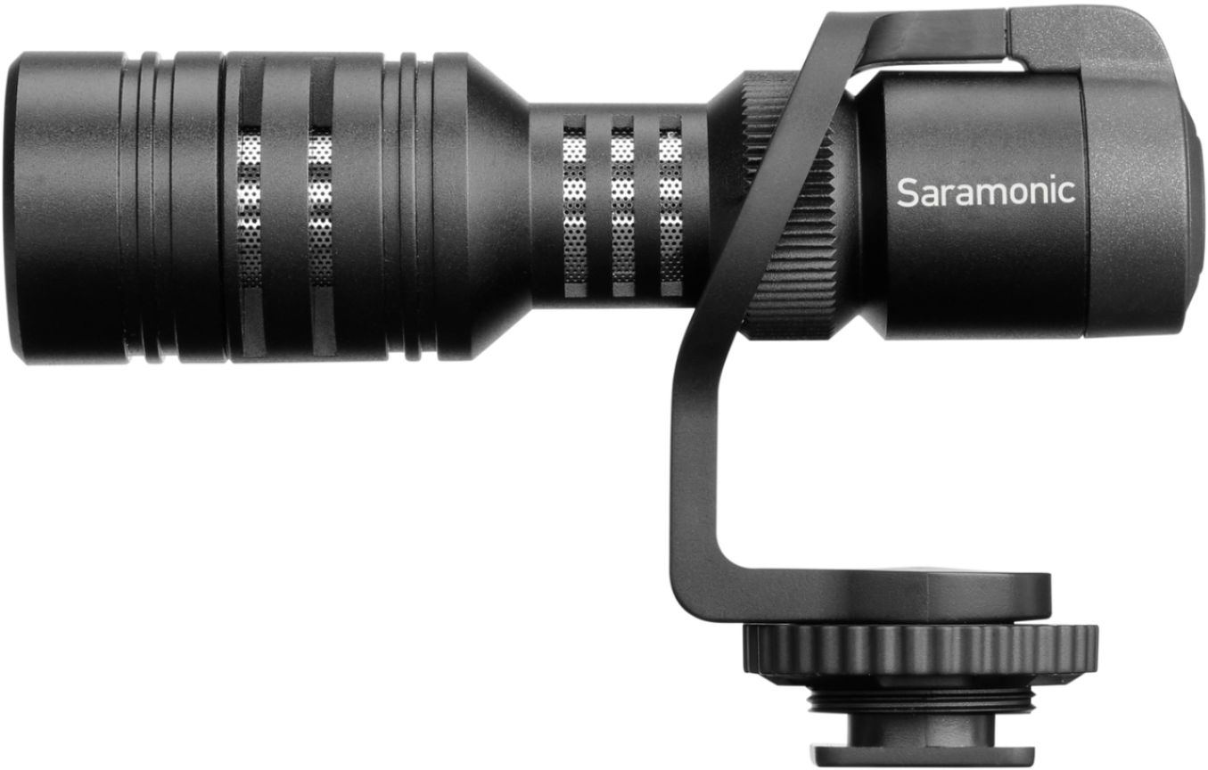 Saramonic On-Camera Mini Shotgun Mic for DSLR, Mirrorless, Video, Smartphones & Tablets (Vmic Mini)