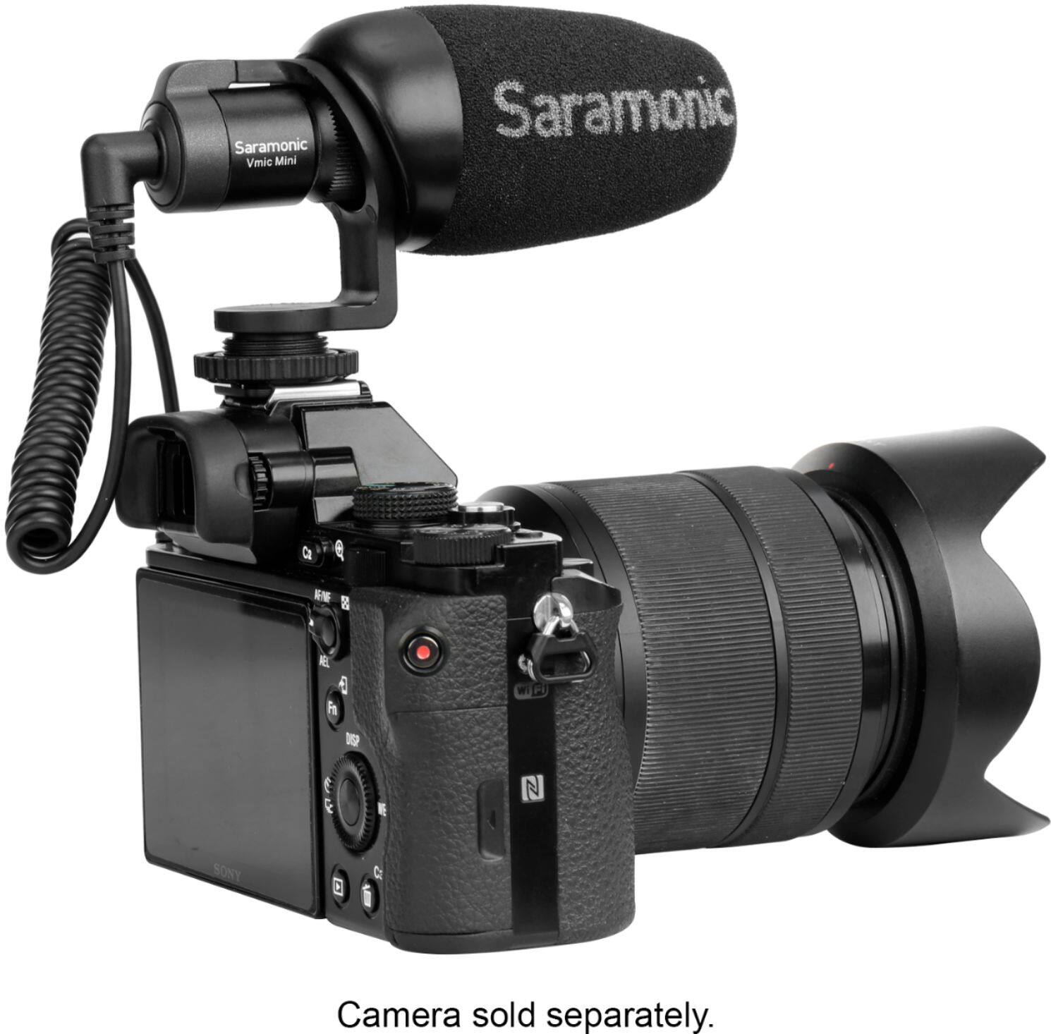 Alt View 18. Saramonic - On-Camera Mini Shotgun Mic for DSLR, Mirrorless, Video, Smartphones & Tablets (Vmic Mini).