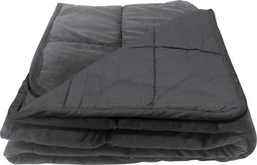 Bell + Howell - 12 lb - Weighted Blanket - Gray-Front_Standard 