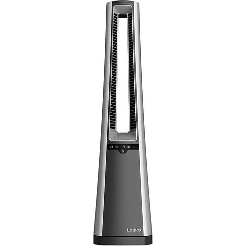 Lasko - Bladeless Tower Fan with Remote Control - Silver