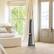 Alt View 11. Lasko - Bladeless Tower Fan with Remote Control - Silver.