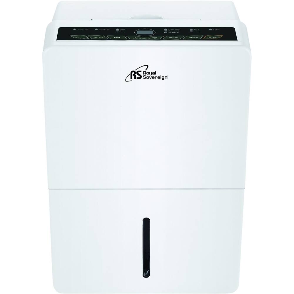 Best Buy Royal Sovereign 70Pint Portable Dehumidifier White RDH270