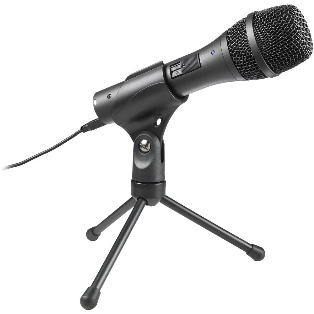 Audio-Technica - USB Cardioid Dynamic Microphone - Black