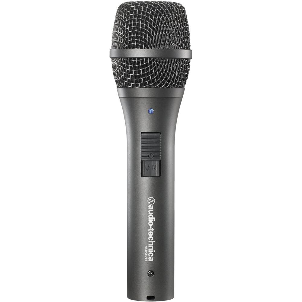 Alt View 11. Audio-Technica - USB Cardioid Dynamic Microphone - Black.