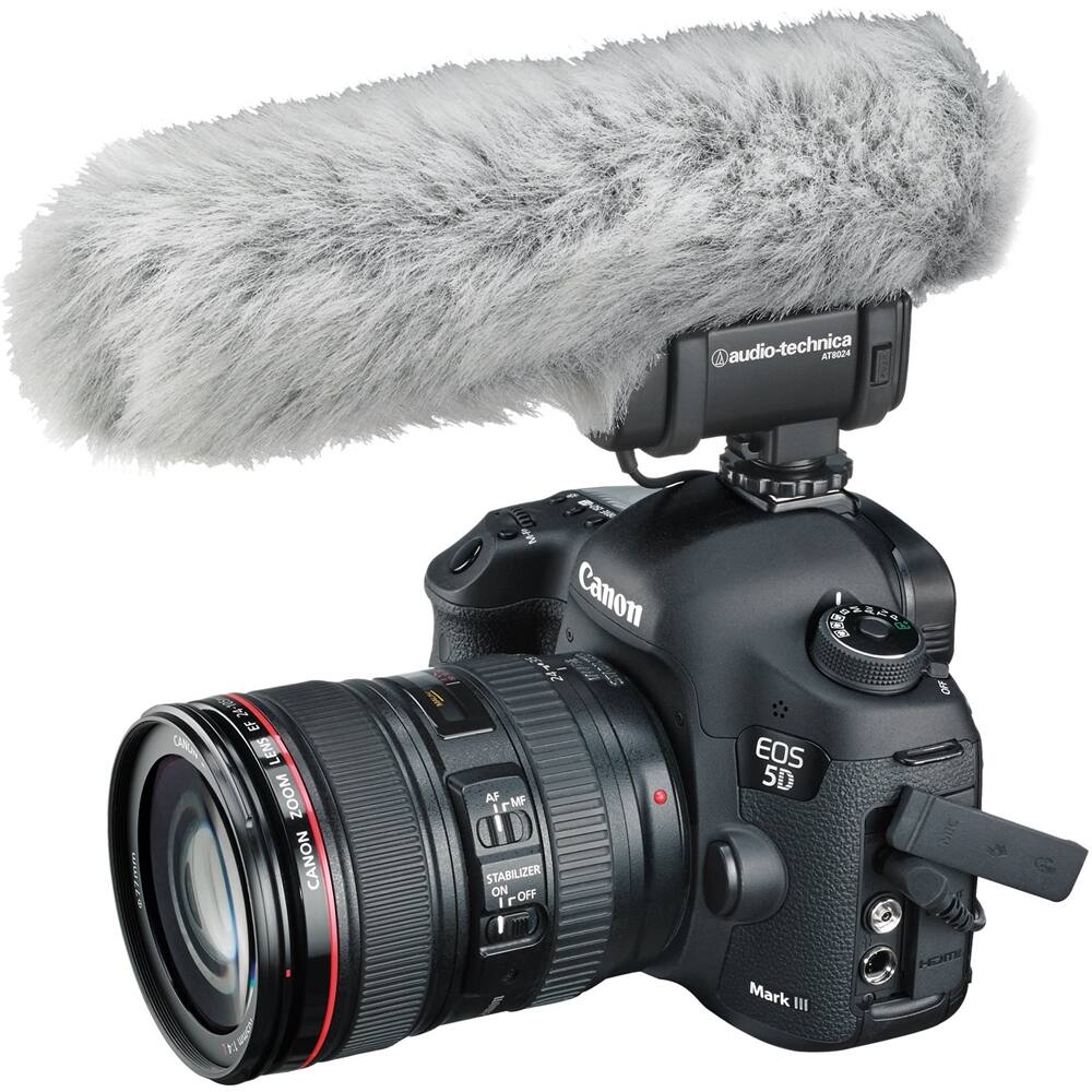 Alt View 13. Audio-Technica - Condenser Microphone - Black.