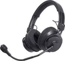 Audio-Technica - On-Ear Studio Headset - Black - Left_Zoom