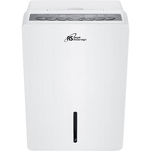 Royal Sovereign - 70-Pint Portable Dehumidifier with Pump - White-Front_Standard 