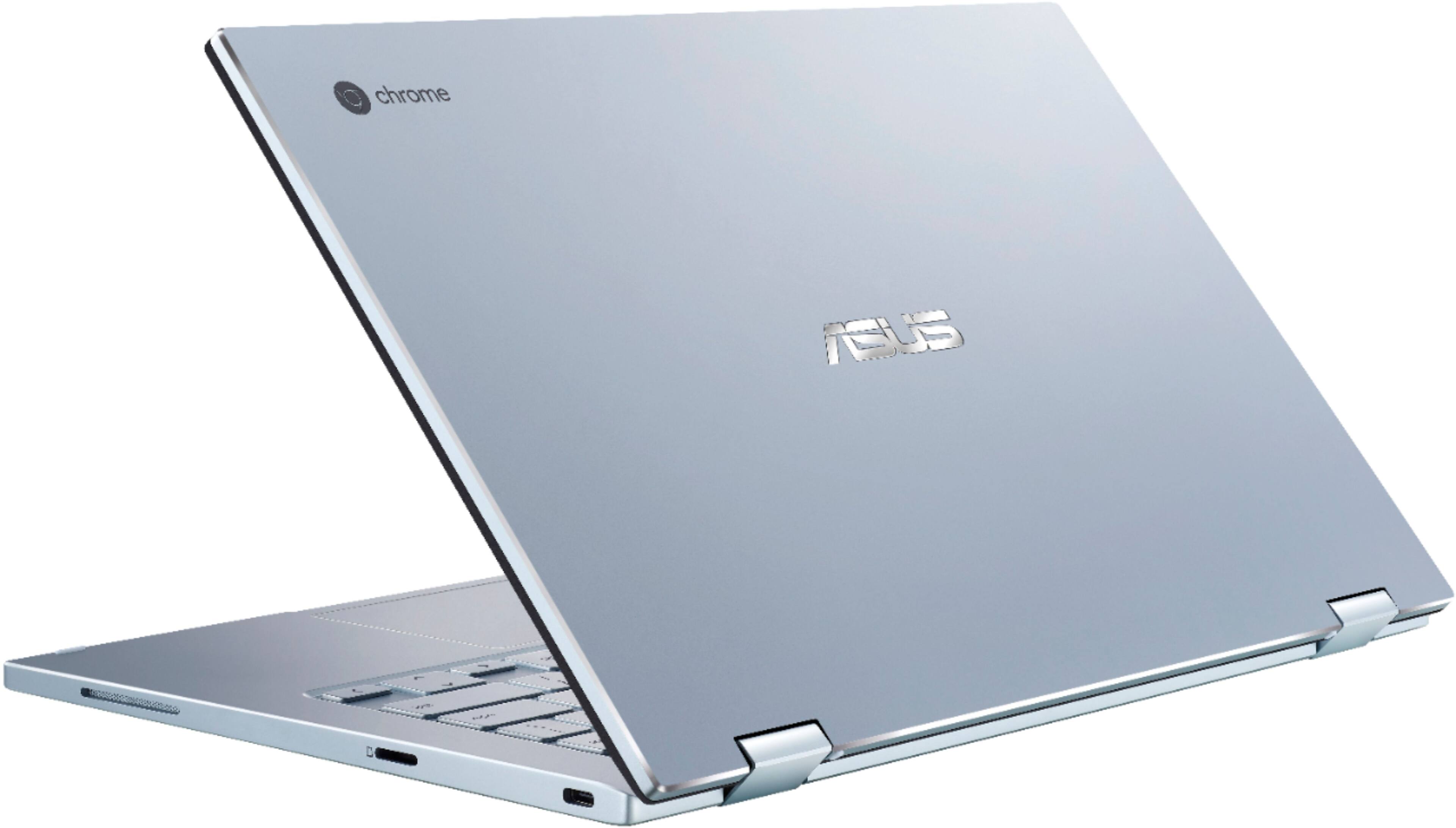 Alt View 1. ASUS - 2-in-1 14" Touch-Screen Chromebook - Intel Core m3 - 4GB Memory - 64GB eMMC Flash Memory.