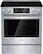 Front. Bosch - Benchmark Series 4.6 Cu. Ft. Slide-In Electric Convection Range with Self-Cleaning - Stainless steel.