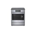 Front Zoom. Bosch - Benchmark Series 4.6 cu. ft. Slide-In Electric Induction Range with Self-Cleaning - Stainless Steel.