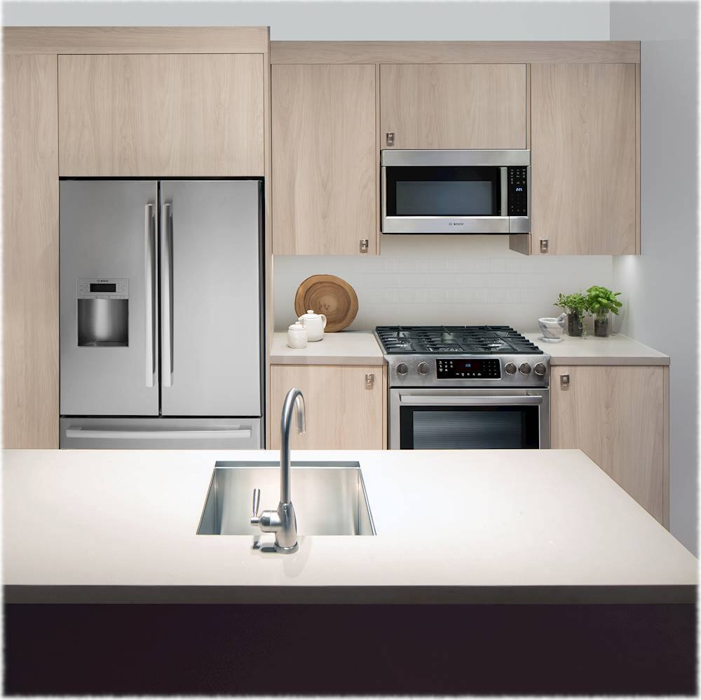 Alt View 23. Bosch - Benchmark Series 4.8 Cu. Ft. Slide-In Gas Convection Range with Self-Cleaning - Stainless steel.