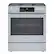 Front. Bosch - Benchmark Series 4.6 Cu. Ft. Slide-In Dual Fuel Convection Range with Self-Cleaning - Stainless steel.