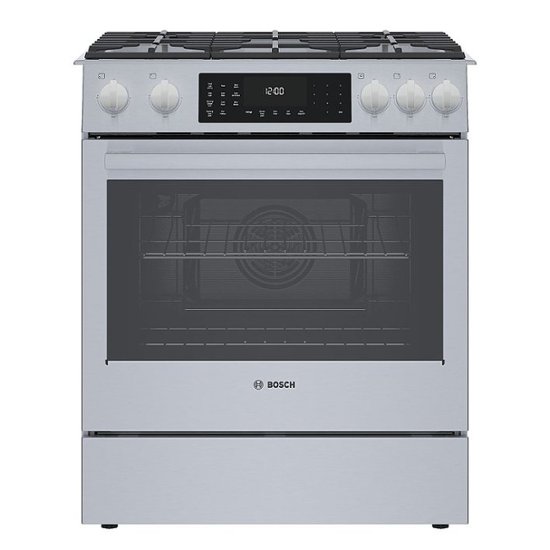Bosch Benchmark Series 4.6 Cu. Ft. Slide-In Dual Fuel Convection