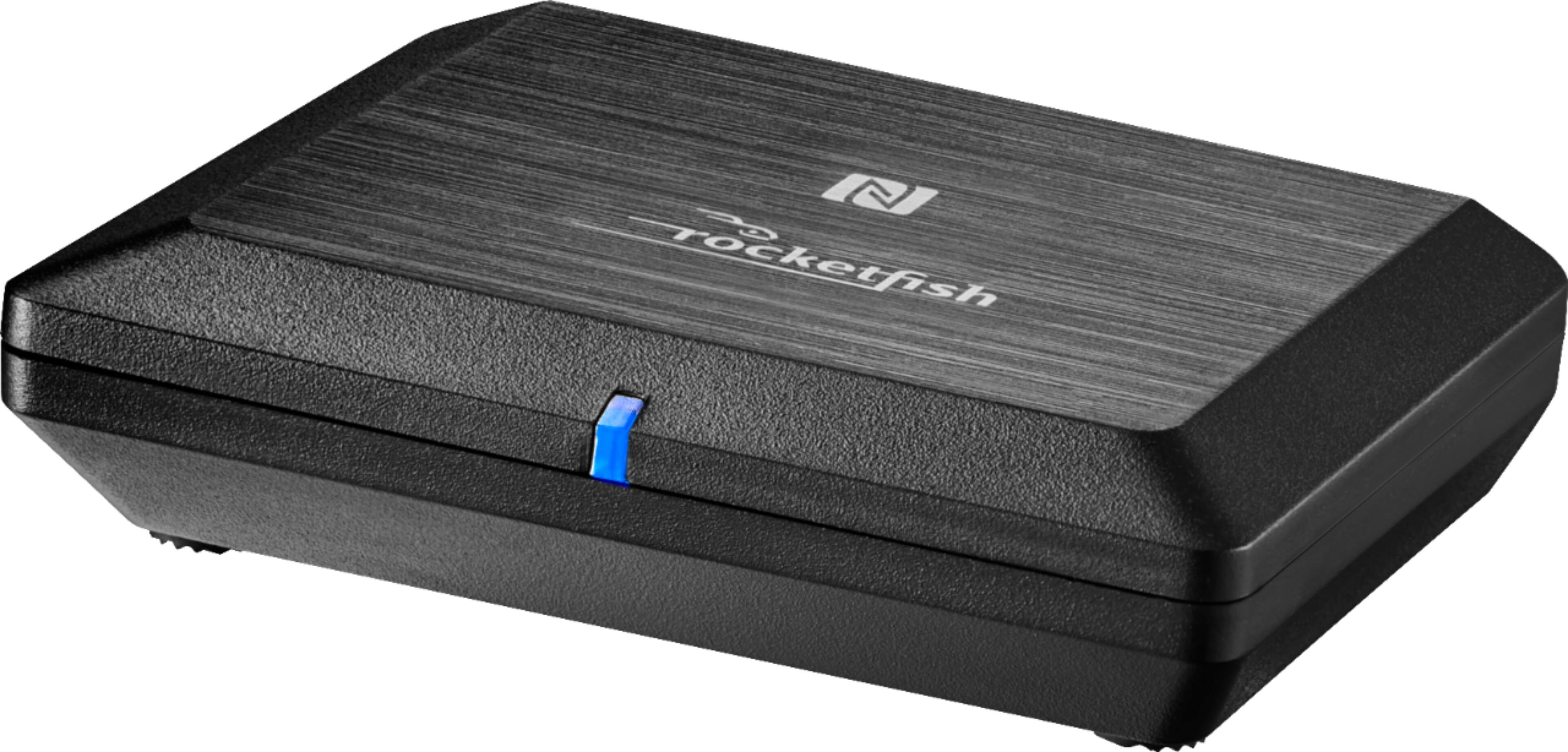 Angle. Rocketfish™ - Bluetooth Audio Receiver - Black.