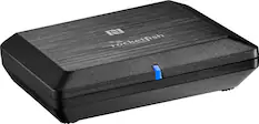 Front. Rocketfish™ - Bluetooth Audio Receiver - Black.