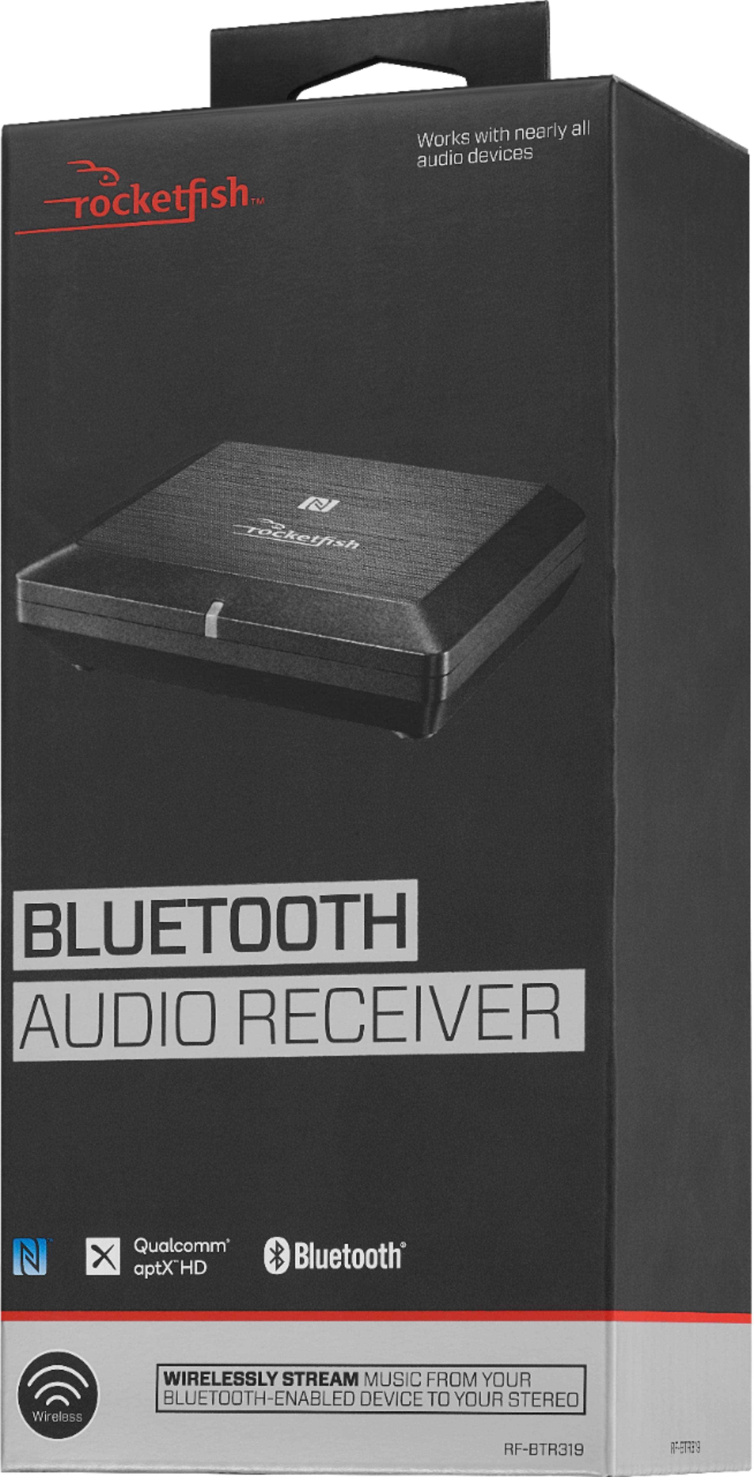 Alt View 12. Rocketfish™ - Bluetooth Audio Receiver - Black.