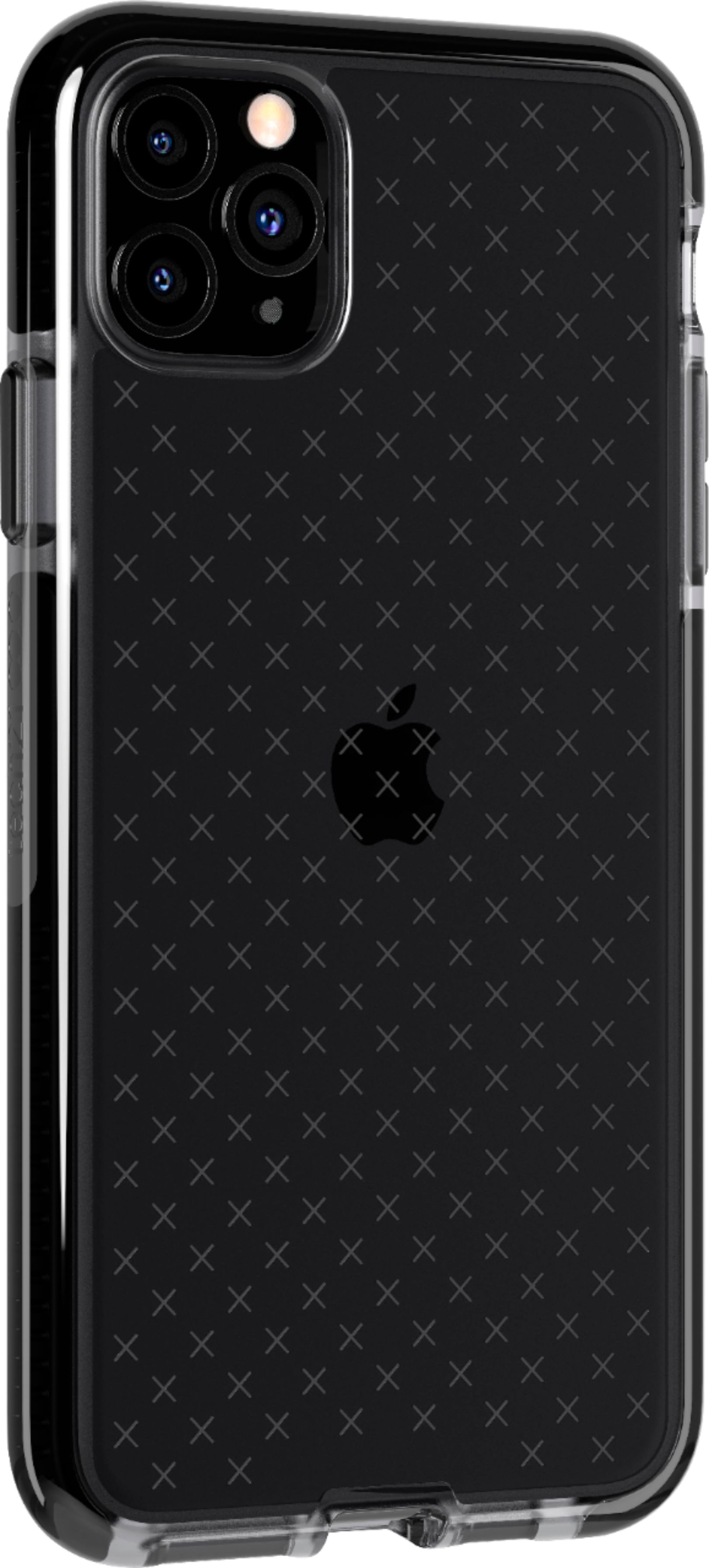 Left View: Tech21 - Evo Check Case for Apple® iPhone® 11 Pro Max - Smokey/Black