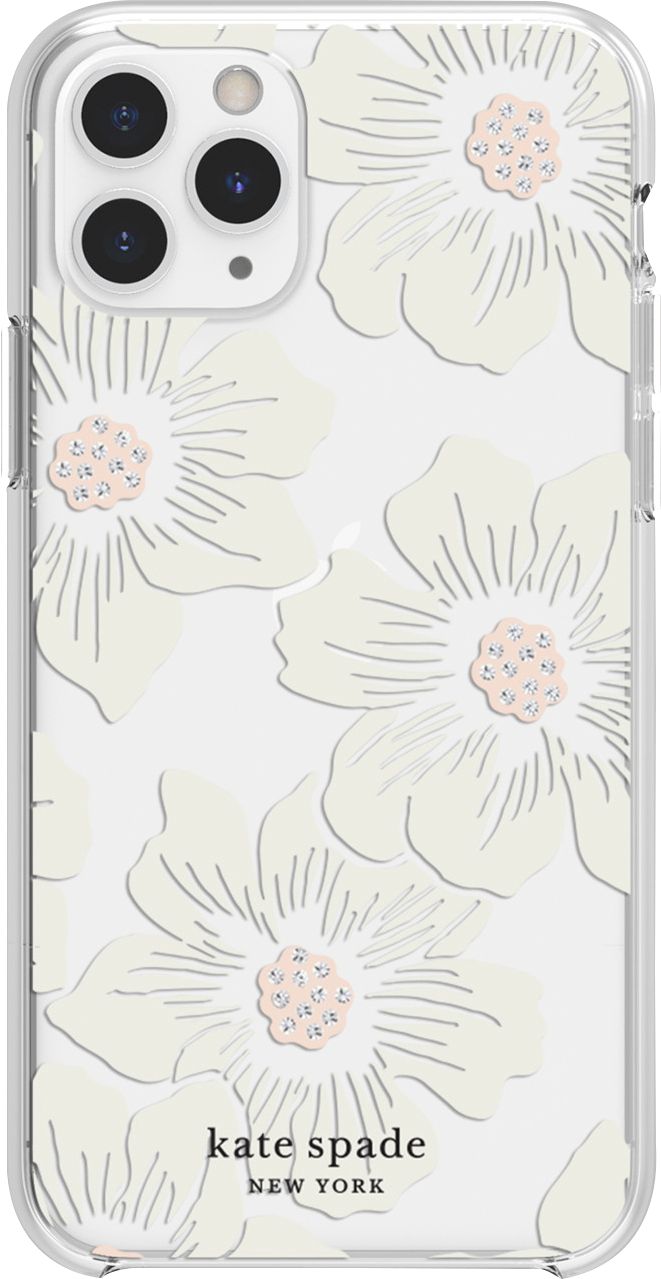  kate spade new york Protective Hardshell Case Compatible with  Apple iPhone 14 Pro - Hollyhock Floral Clear [KSIPH-223-HHCCS] : Cell  Phones & Accessories