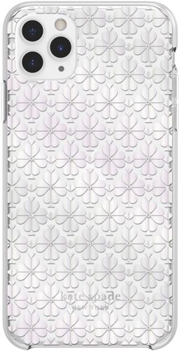 kate spade new york - Protective Hard Shell Case for Apple® iPhone® 11 Pro Max - Crystal Gems/Spade Flower Pearl Foil