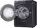 Alt View 15. Samsung - 5.0 Cu. Ft. High-Efficiency Stackable Smart Front Load Washer with Steam - Black stainless steel.